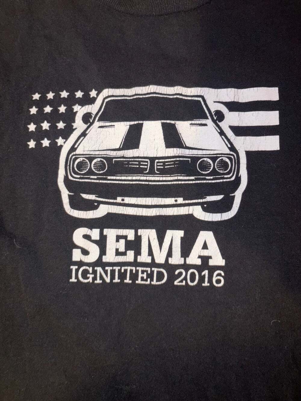 Dickies Automotive SEMA Ignited T-Shirt Size M Black Cotton